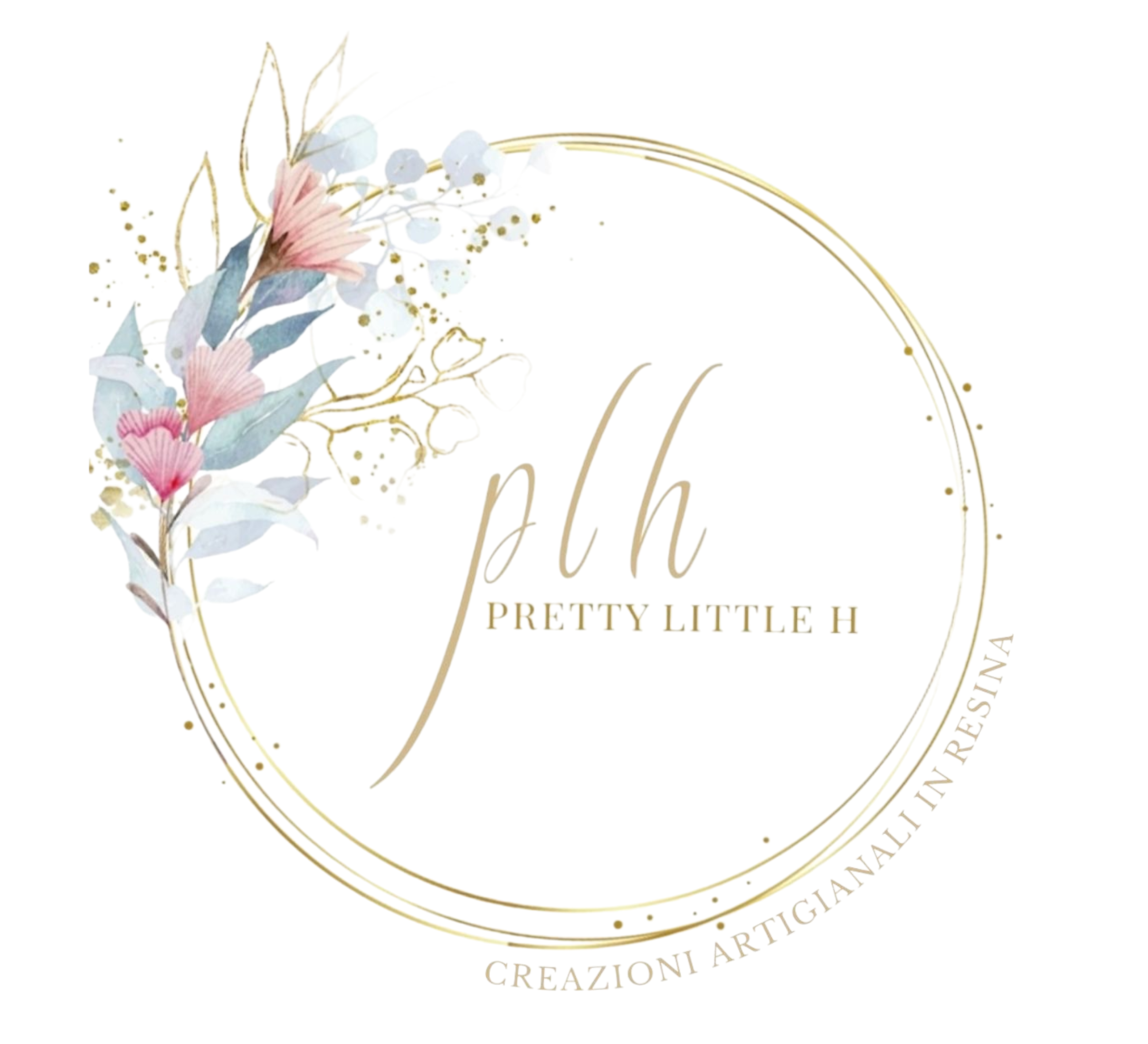 PrettyLittleH Logo sfondo bianco