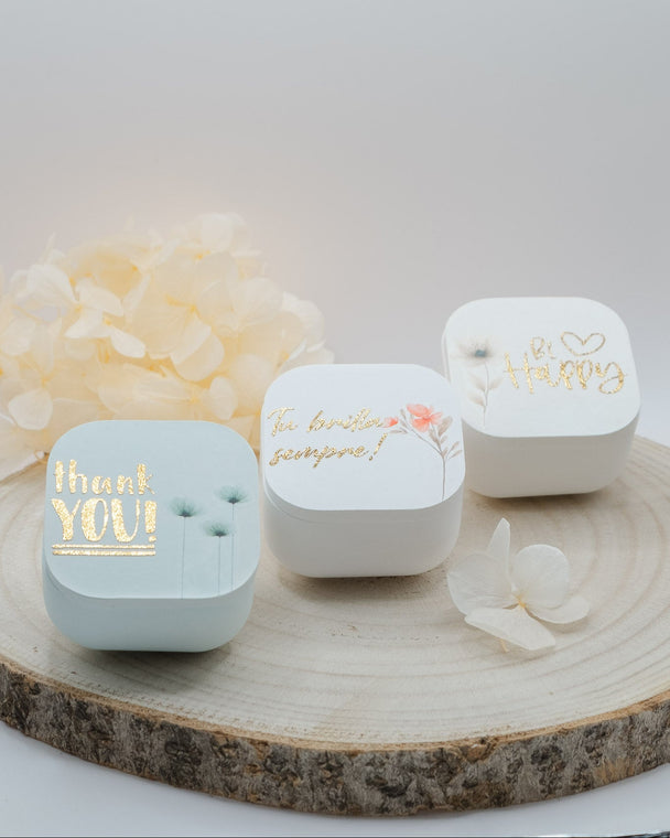 Candela Cofanetto Quadrata