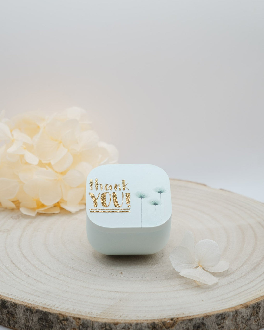 Candela Cofanetto Quadrata Azzurro