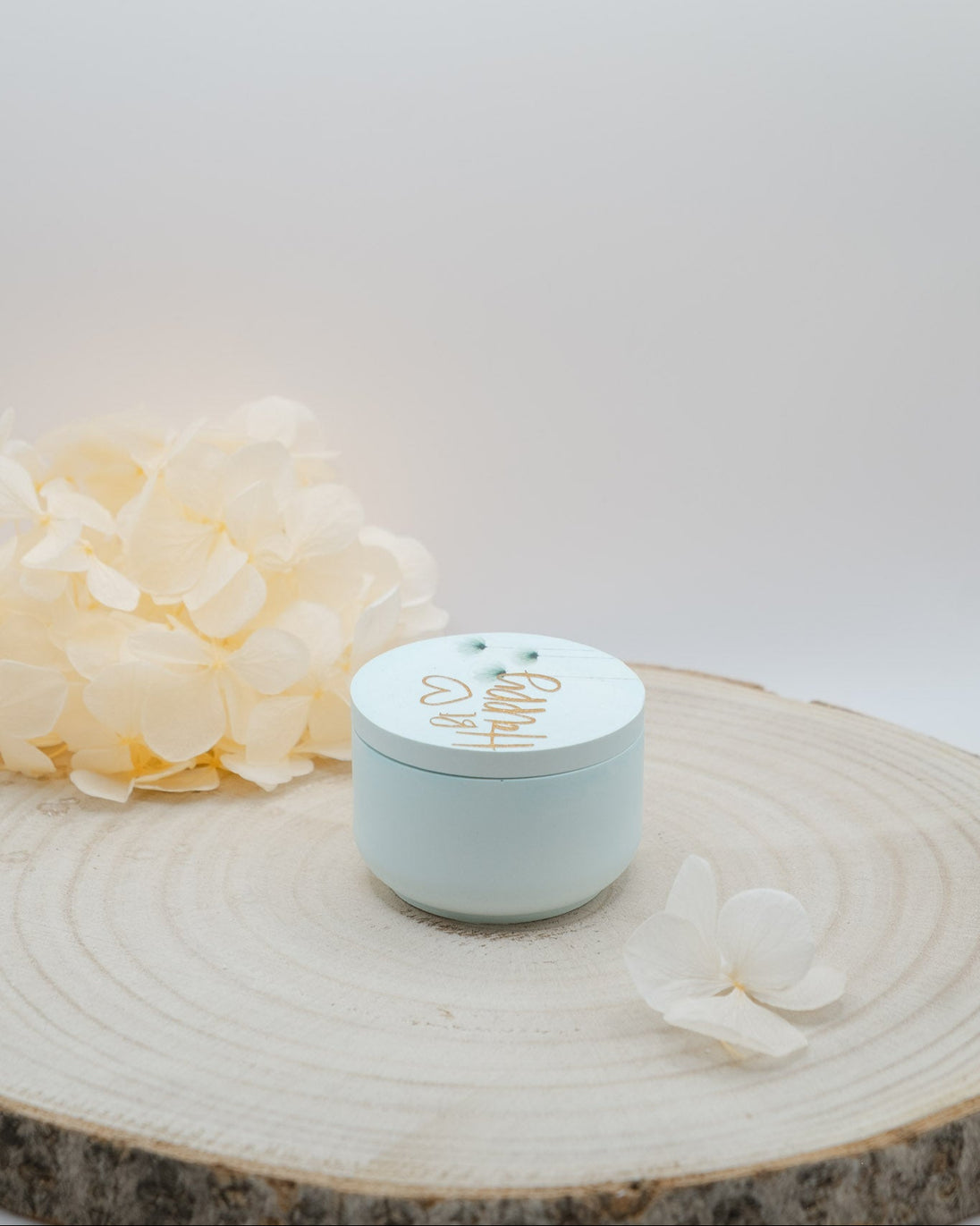 Candela Cofanetto Rotondo Azzurro