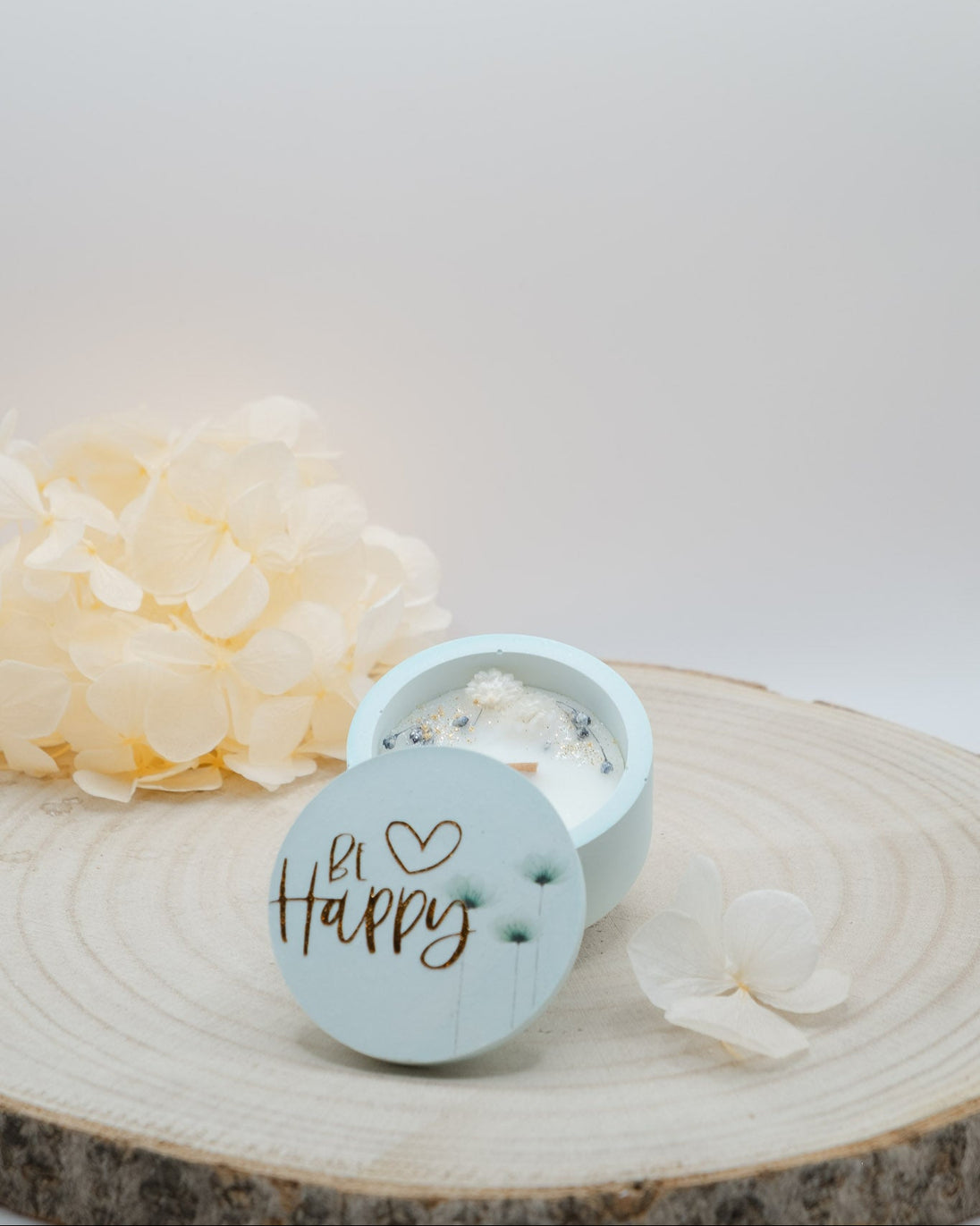 Candela Cofanetto Rotondo Azzurro