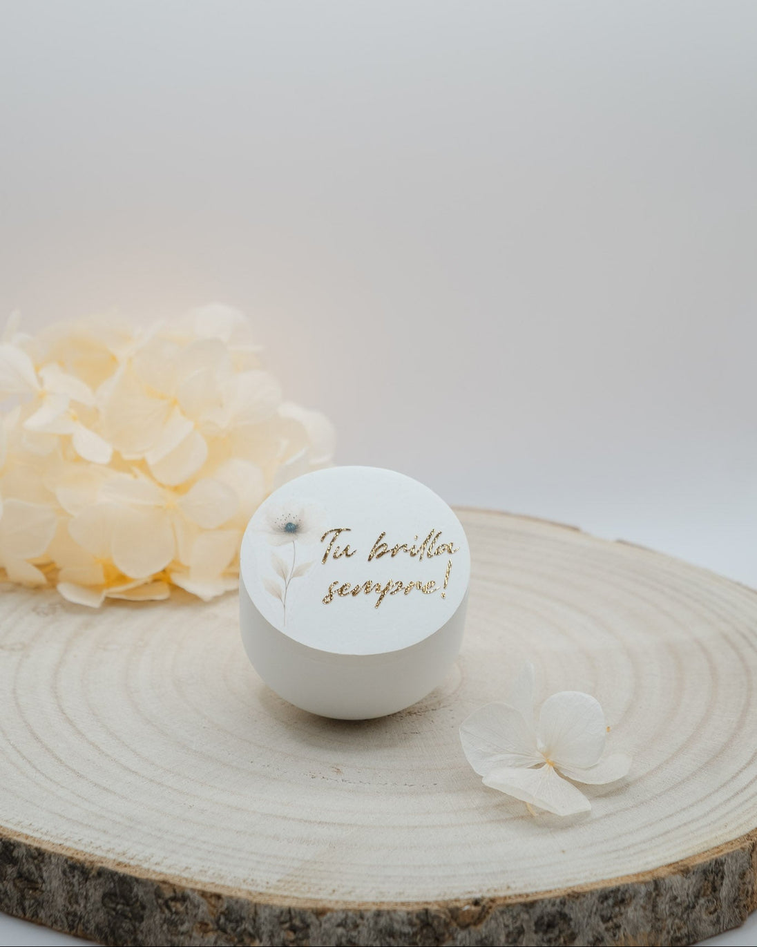 Candela Cofanetto Rotondo Vaniglia