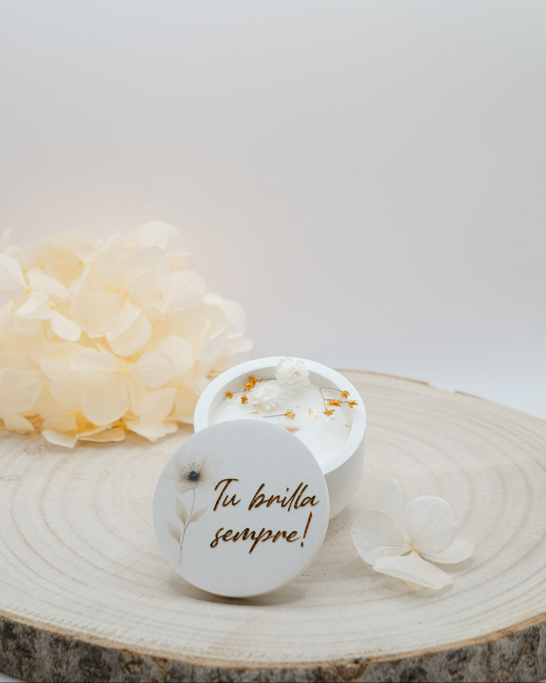 Candela Cofanetto Rotondo Vaniglia