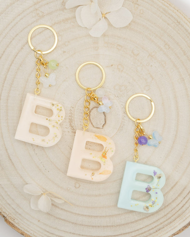 Portachiavi in Resina lettera B