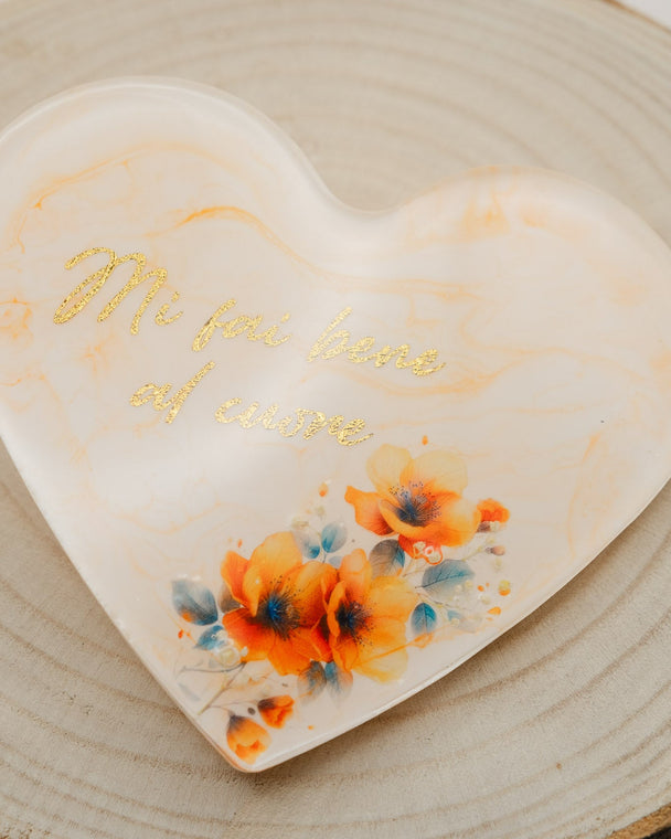 Quadro Medio Cuore "Mi fai bene al cuore"