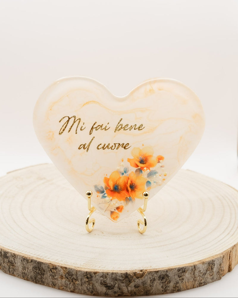 Quadro Medio Cuore "Mi fai bene al cuore"