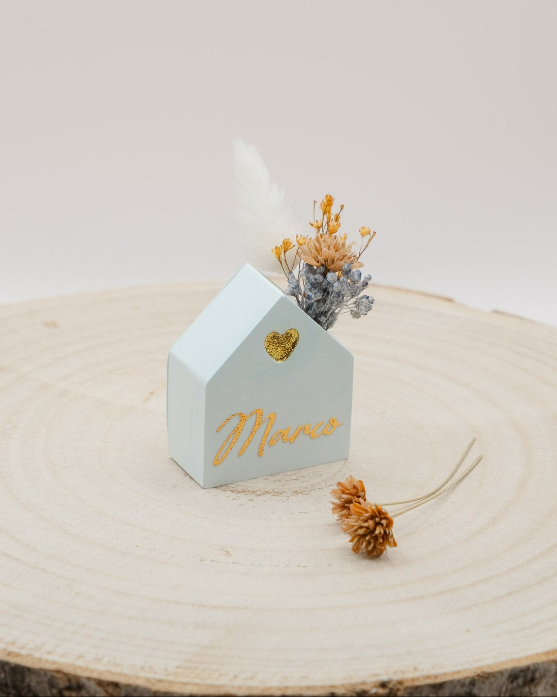 Segnaposto Casetta Azzurra