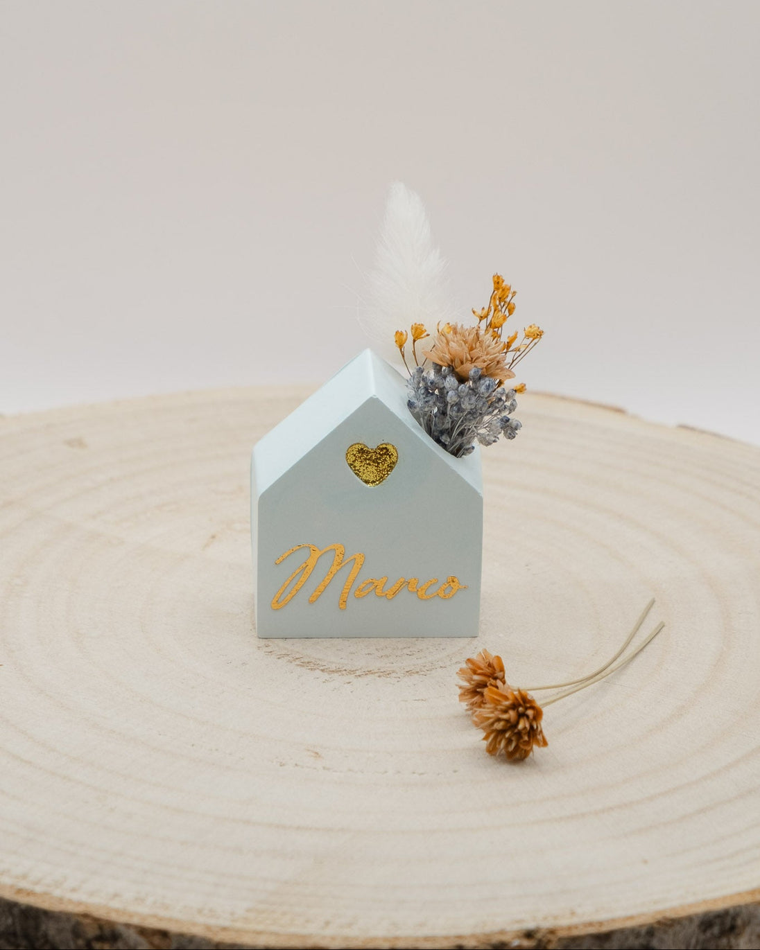 Segnaposto Casetta Azzurro