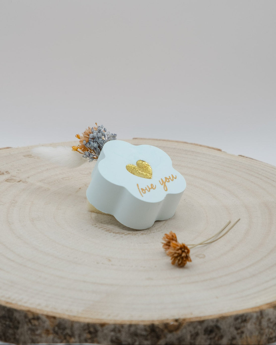 Segnaposto Fiori Azzurro