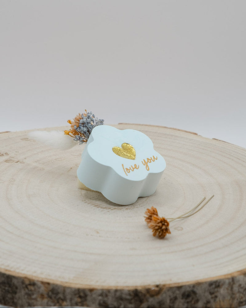Segnaposto Fiori Azzurro