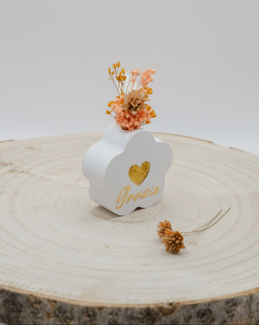 Segnaposto Fiori Rosa