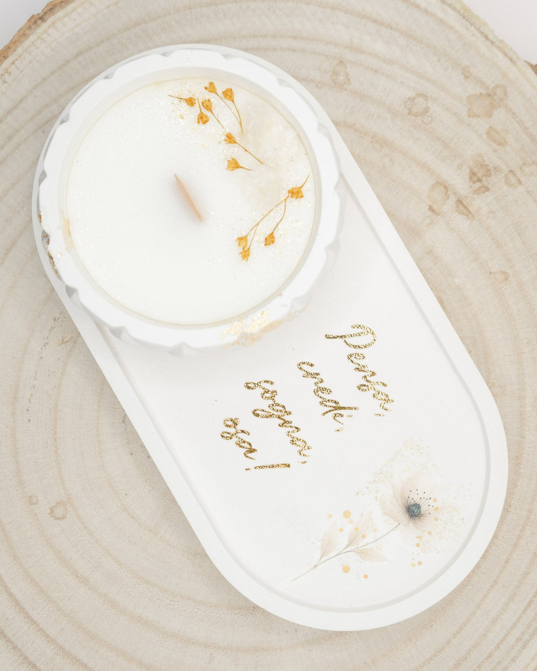 Set Vassoio + Candela