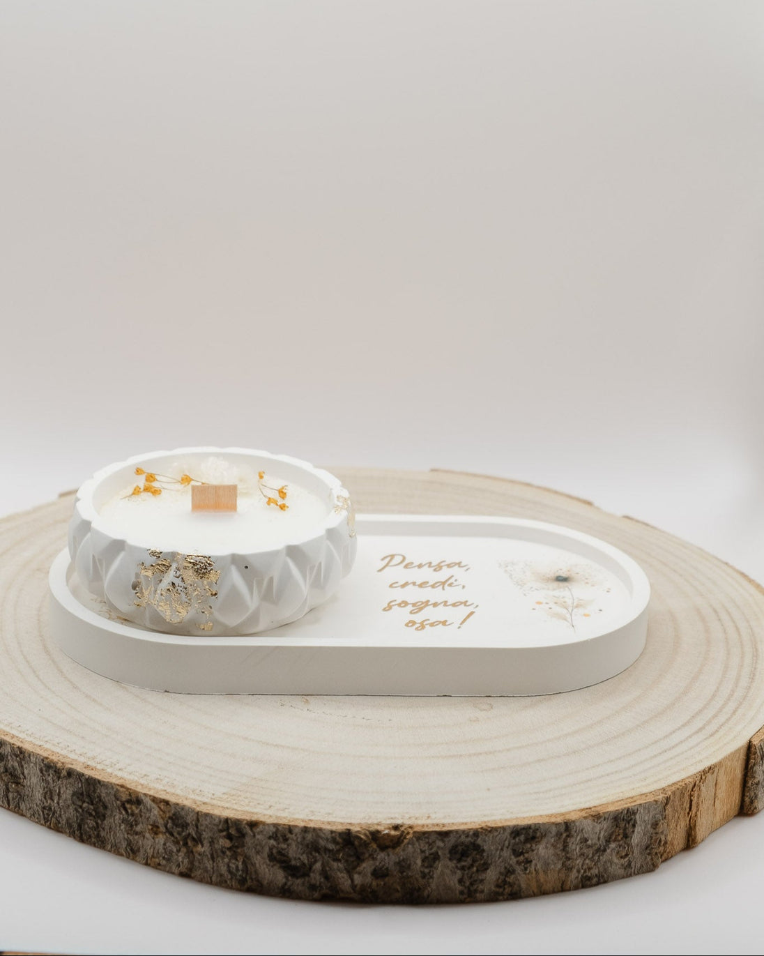 Set Vassoio + Candela