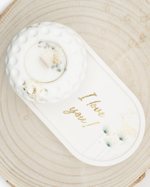 Set Vassoio + Candela