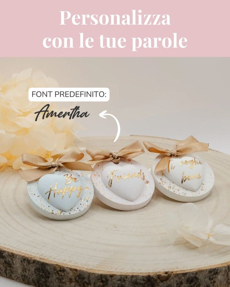 Profumatore da borsetta in resina personalizzabile