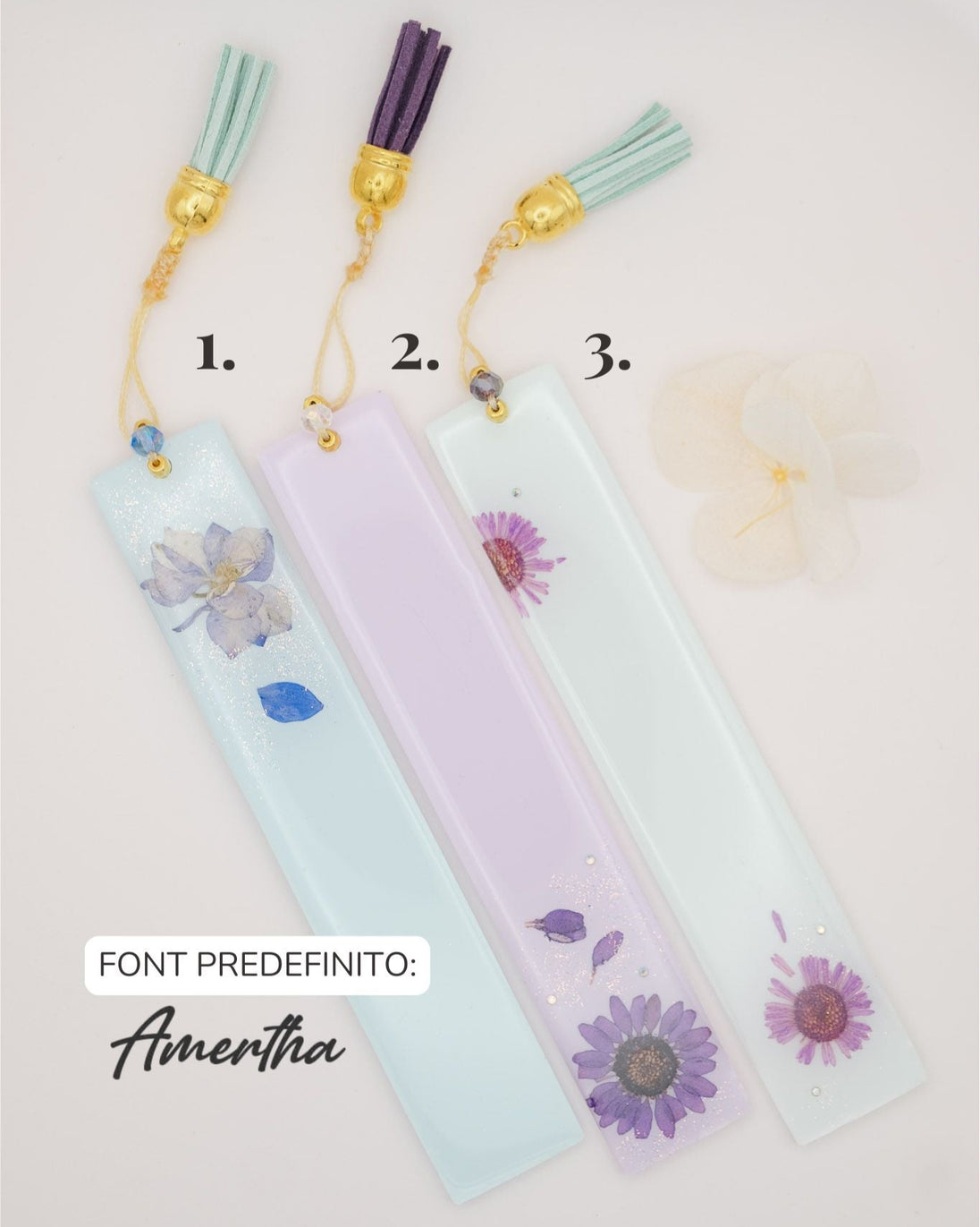 Segnalibri in resina personalizzabili