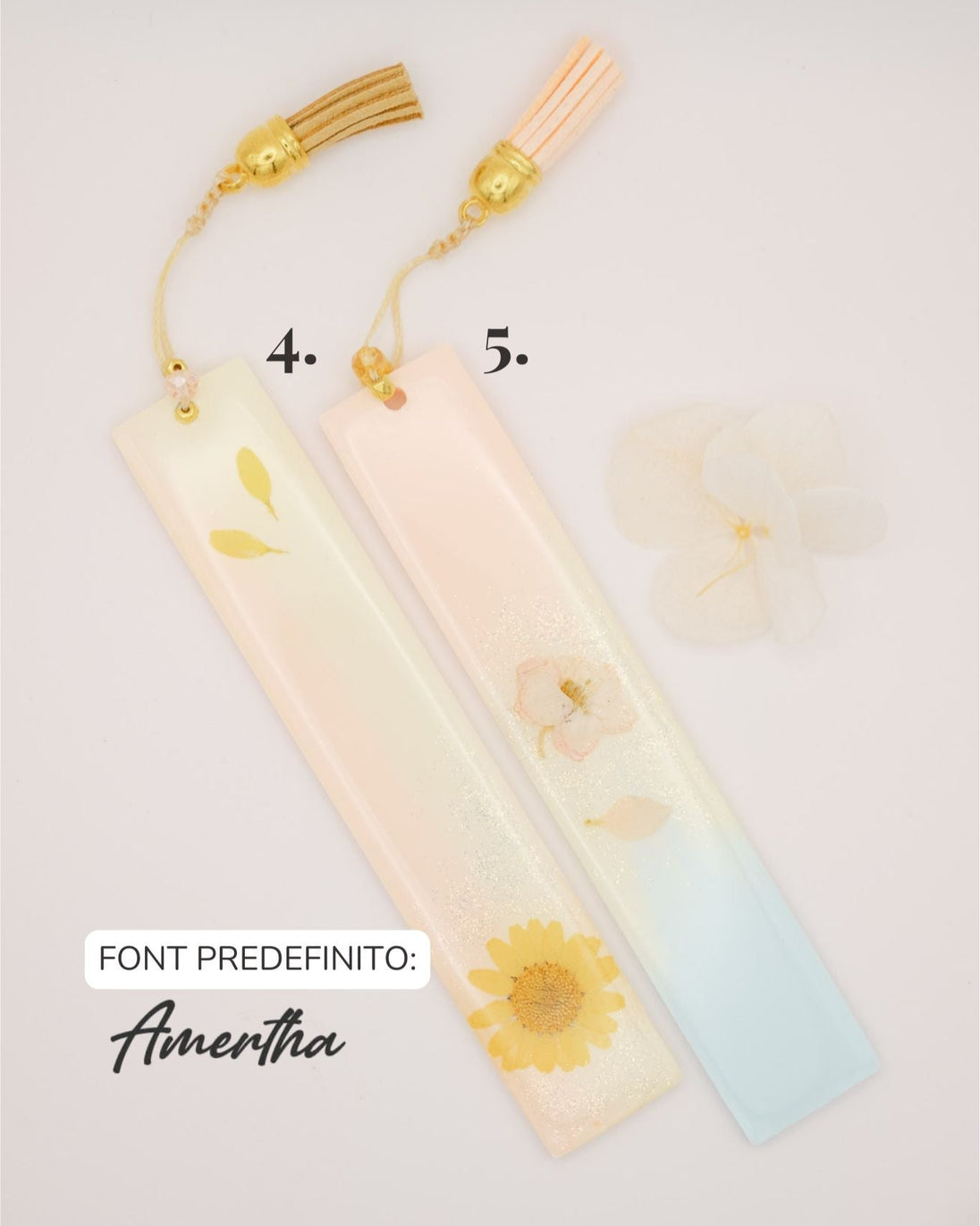 Segnalibri in resina personalizzabili