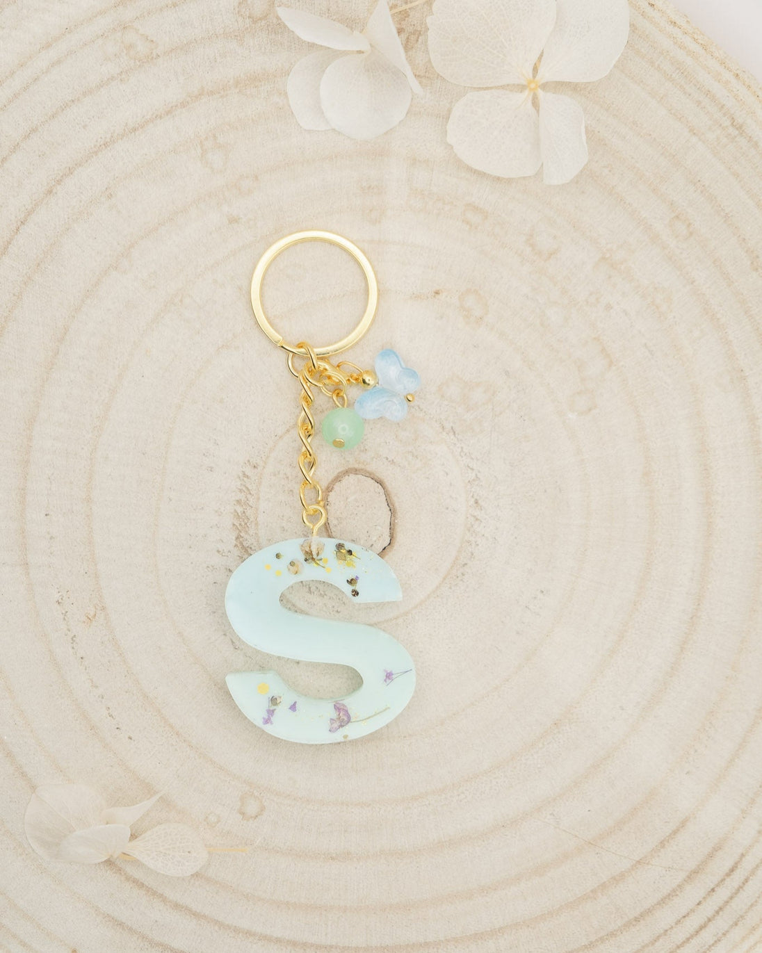 Portachiavi in resina "S"