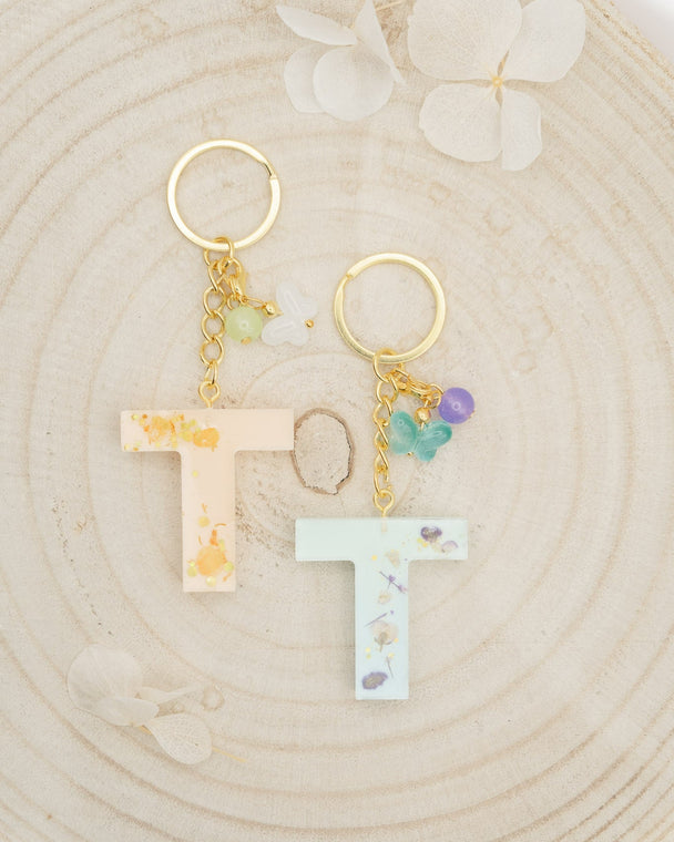 Portachiavi in resina "T"