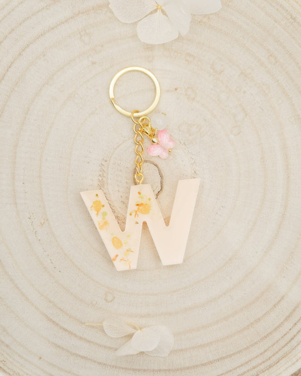 portachiavi in resina "W"