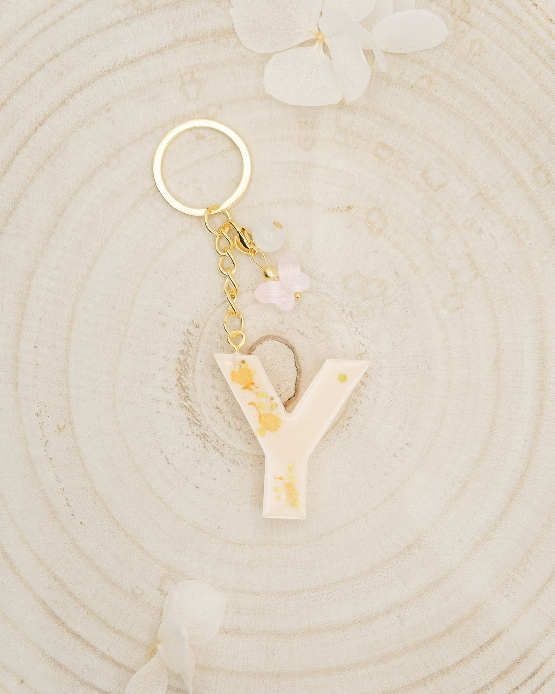 portachiavi in resina lettera "Y"