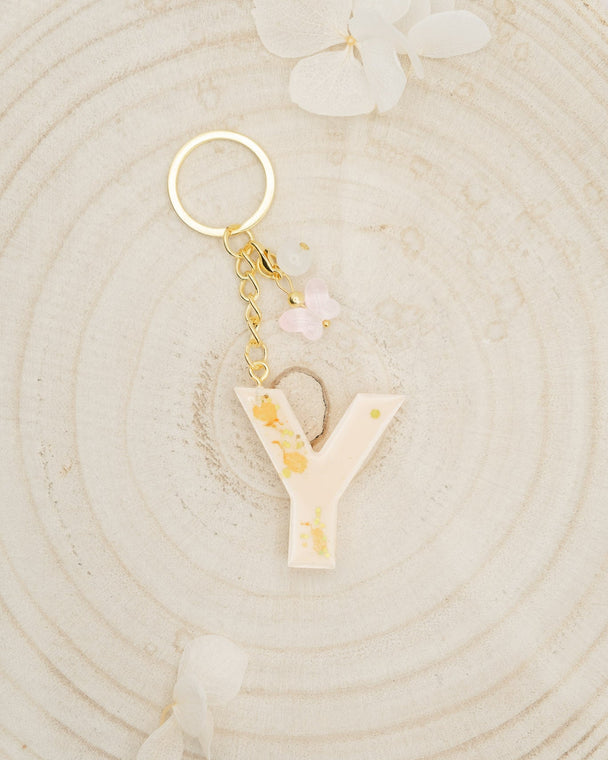 portachiavi in resina lettera "Y"